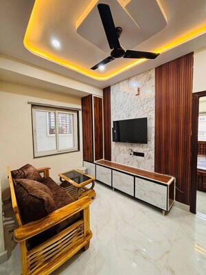 Living Room in 1 BHK Apartment at BM Residency Kondapur, Kondapur – for Rent