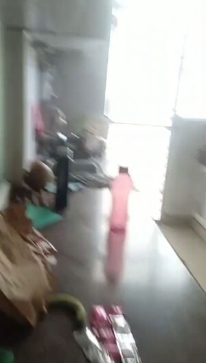 Staircase in 3 BHK Apartment at MCC Signature Homes, Raj Nagar Extension – for Rent