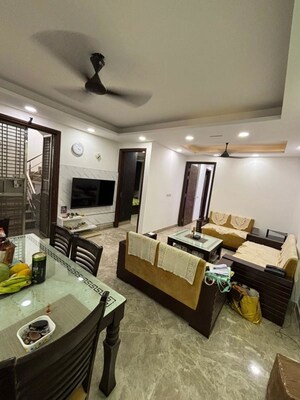 Living Room in 3 BHK Builder Floor at Rajouri Garden – for Sale