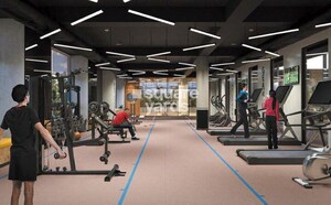 Gym in 3 BHK Apartment at Godrej Meridien, Sector 106 – for Rent