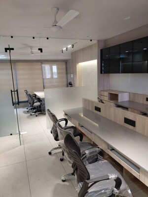 Team Area in  Office Space at Dev Atelier, Prahlad Nagar – for Rent
