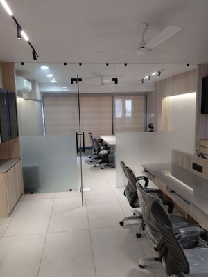 Team Area in  Office Space at Dev Atelier, Prahlad Nagar – for Rent
