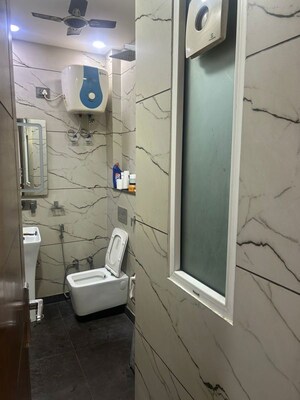 Bathroom in 3 BHK Builder Floor at Ramesh Nagar – for Sale