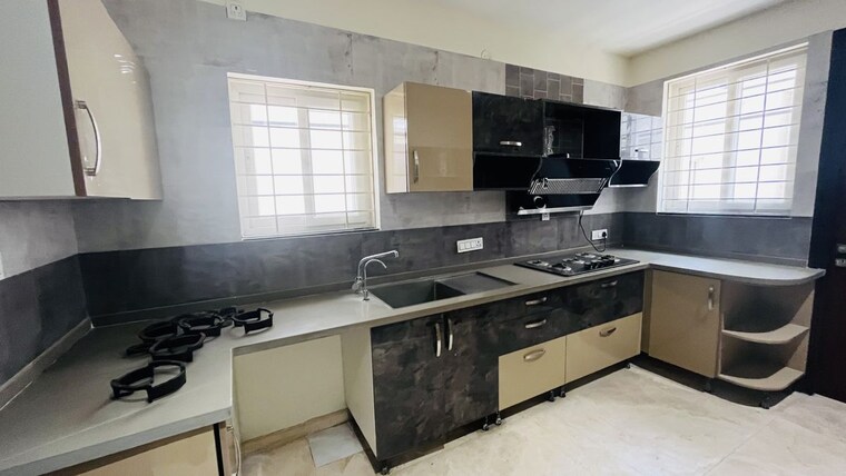 Kitchen, gem-estrella-kuber 4 Bedroom 3600 Sq.Ft. Villa In Kollur Hyderabad 10398572