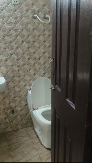 Bathroom in 3 BHK Apartment at Gaurs Cascades, Raj Nagar Extension – for Rent
