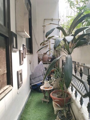 Balcony in 3 BHK Builder Floor at Rajouri Garden – for Sale