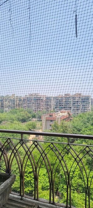 Balcony in 3 BHK Apartment at Sector 6 Dwarka – for Rent