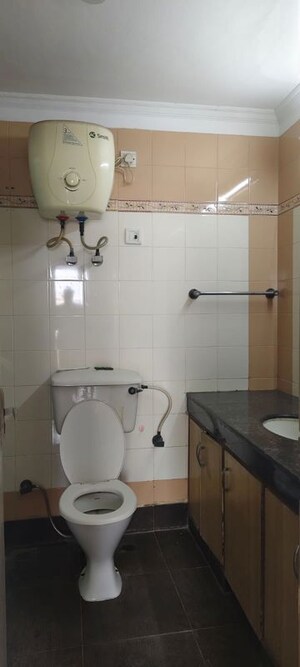 Bathroom in 3 BHK Apartment at Sector 6 Dwarka – for Rent