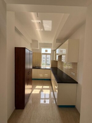 Building Lobby in 4 BHK Apartment at Omaxe Lake, North Mullanpur – for Rent