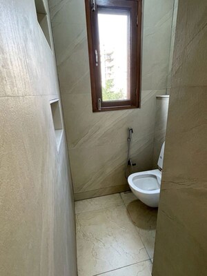 Bathroom in 3 BHK Apartment at Sector 6 Dwarka – for Rent