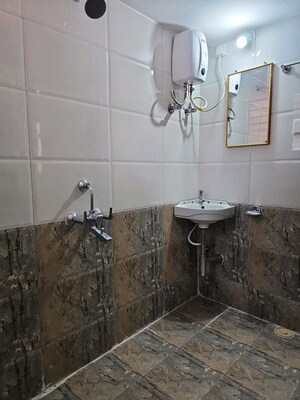Bathroom in 2 BHK Apartment at Wadgaon Sheri – for Rent