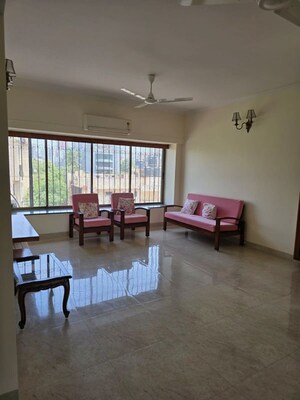 Living Room in 2 BHK Apartment at Bandra West – for Rent