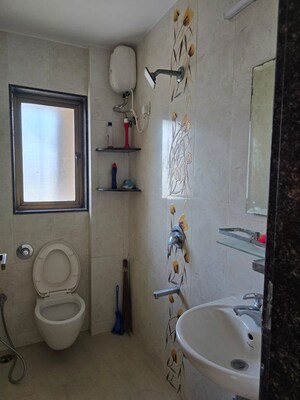 Bathroom in 2 BHK Apartment at Bandra West – for Rent