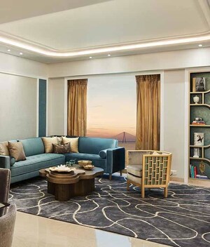 Living Room in 4 BHK Apartment at Piramal Mahalaxmi, Mahalaxmi – for Sale