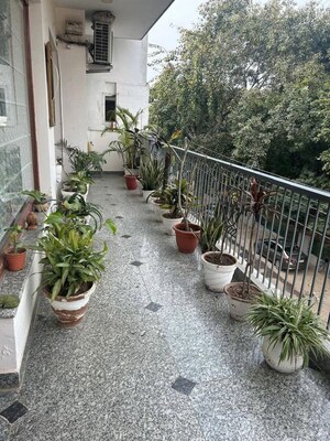 Balcony in 2 BHK Apartment at Mahindra Aura, Sector 110a – for Rent