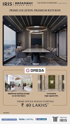 3 BHK + Pooja Room Apartment For Rent in Supertech Cape Town