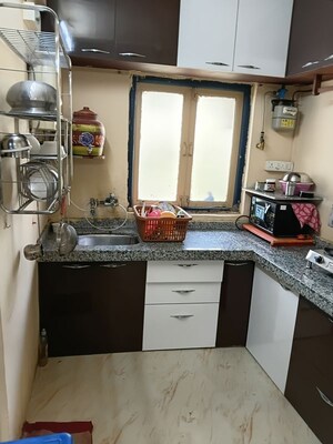 Kitchen in 1 BHK Apartment at Ganga Darshan CHS, Versova – for Rent