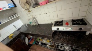 Kitchen in 1.5 BHK Apartment at Navin Nagar – for Rent