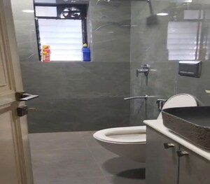 Bathroom in 3 BHK Apartment at Dadar East – for Rent
