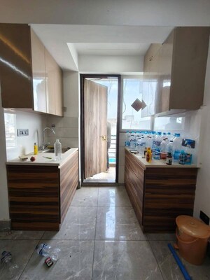 Kitchen in 1 RK Apartment at Mahindra Aura, Sector 110a – for Rent