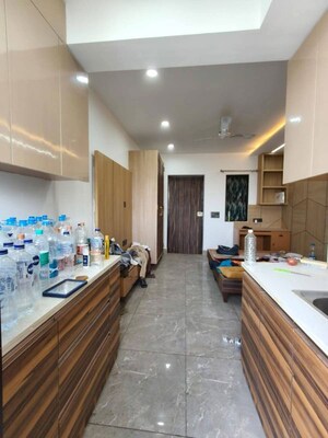 Kitchen in 1 RK Apartment at Mahindra Aura, Sector 110a – for Rent