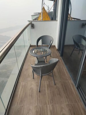 Balcony in 1 RK Apartment at Supertech Supernova Spira Suites, Sector 94 – for Sale