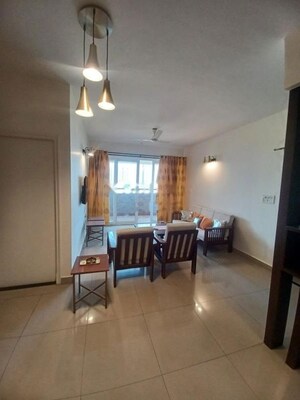 Living Room in 2 BHK Apartment at Golden Palm Enclave, Hennur Road – for Rent