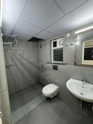 Bathroom in 3 BHK Apartment at Mahaveer Celesse, Hunasamaranahalli – for Rent