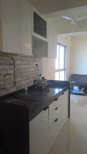 Kitchen in 1 BHK Apartment at Sushanku Avenue 36, Goregaon West – for Rent