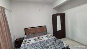 Bedroom in 3 BHK Apartment at Goel Ganga Altus, Kharadi – for Rent