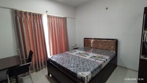 Bedroom in 3 BHK Apartment at Goel Ganga Altus, Kharadi – for Rent