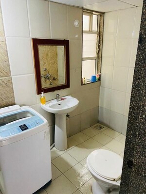 Bathroom in 2 BHK Apartment at Ajax Global Lifestyle, Kharadi – for Rent