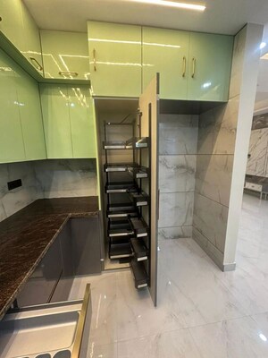 Kitchen in 3.5 BHK Builder Floor at Sector 8 Dwarka – for Rent