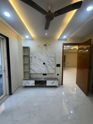 Living Room in 3.5 BHK Builder Floor at Sector 8 Dwarka – for Rent