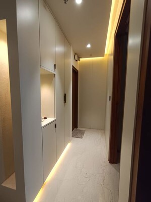Building Lobby in 2 BHK Apartment at Oberoi Maxima, Andheri East – for Rent