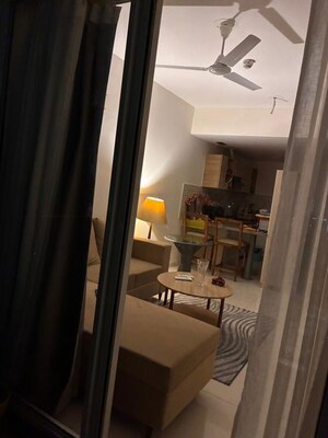 Balcony in 1.5 BHK Apartment at Godrej Golf Links Crest, Sector 27 Yamuna Expressway – for Rent