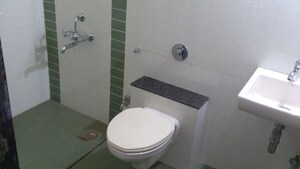 Bathroom in 3 BHK Apartment at Mayur Colony – for Rent