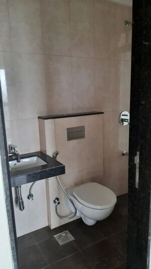 Bathroom in 2 BHK Apartment at Dhamji Shamji Mahavir Spring Tulip Phase 1, Pokhran Road No Two – for Rent