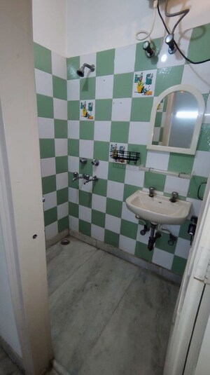 Bathroom in 2 BHK Builder Floor at Saket – for Rent