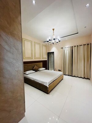 Bedroom in 3 BHK Builder Floor at Riverdale Hazelwood Residences, High Ground – for Sale
