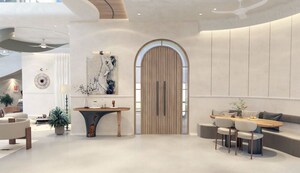 Living Room in 4 BHK Apartment at Dhandra – for Sale