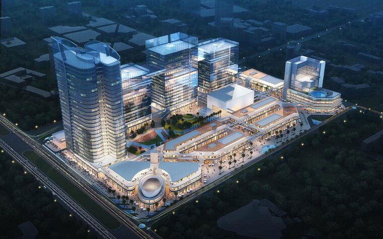 Exterior View, gygy-mentis Commercial Office Space 600 Sq.Ft. In Sector 140 Noida Noida 10337267