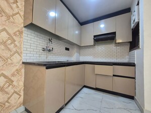 Kitchen in 2 BHK Builder Floor at Palm Residency Chhatarpur, Chattarpur – for Rent