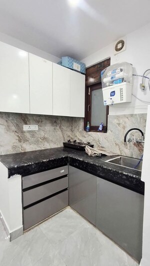 Kitchen in 1 BHK Builder Floor at Saket – for Rent