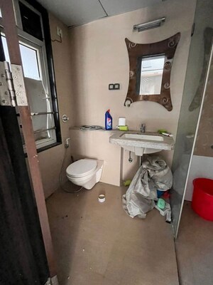 Bathroom in 3 BHK Apartment at Kundan Grand Stand, Kothrud – for Rent