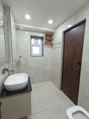 Bathroom in 3 BHK Apartment at Sector 10 Dwarka – for Rent