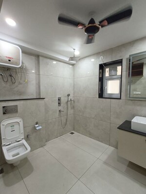 Bathroom in 3 BHK Apartment at Sector 10 Dwarka – for Rent