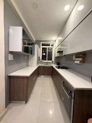 Kitchen in 3 BHK Apartment at Sector 10 Dwarka – for Rent