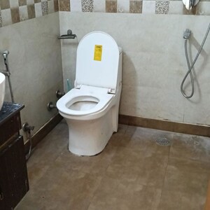 Bathroom in 3 BHK Apartment at Sector 10 Dwarka – for Rent