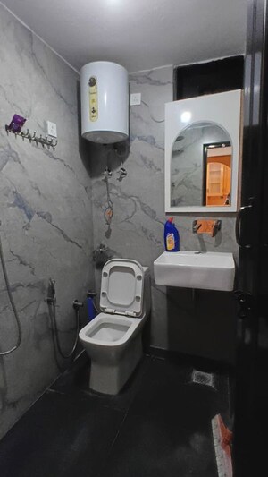 Bathroom in 3 BHK Apartment at Sector 10 Dwarka – for Rent